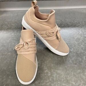 Steve Madden Lancer Blush No Tie muted pale pink sneakers size 7.5
